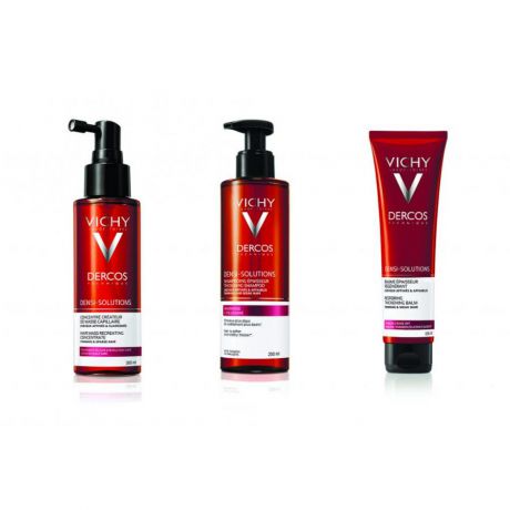 Набор для волос Vichy Densi-Solutions:Шампунь 250 мл, Бальзам 150 мл, Сыворотка 100 мл
