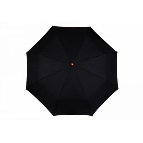 Зонт автоматический Isotoner X-tra Solide Noir.uni, суперпрочный, 4 сложения, черный, компактный