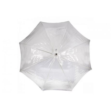 Зонт трость механический Isotoner, прозрачный, Люблю дождь