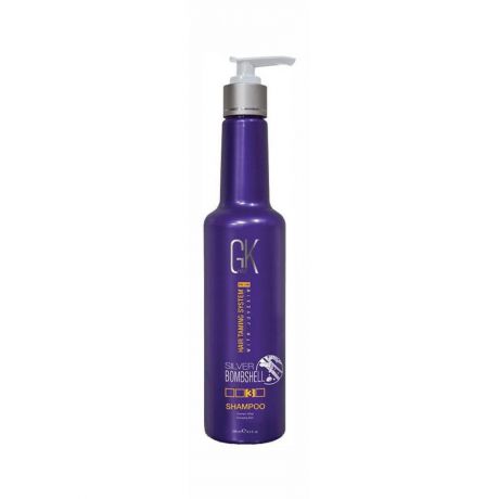 Шампунь для волос GKhair Global Keratin Silver shampoo, 280 мл, серебряный тонирующий