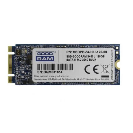 Накопитель SSD Goodram S400u 120Gb (S400U-120-60)