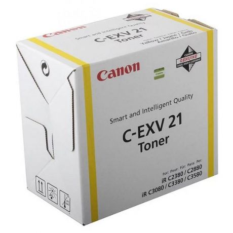 Картридж Canon C-EXV21 (0455B002) туба 260гр. для принтера IRC2880/3380/3880, желтый