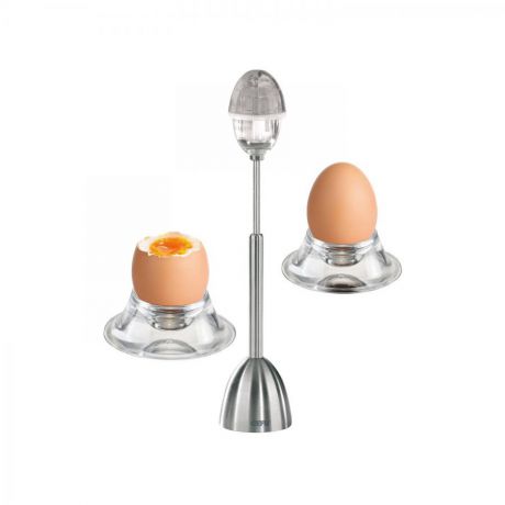 Подарочный набор GEFU: очиститель яичной скорлупы с солонкой, 2 подставки для яиц