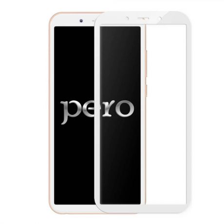 Защитное стекло PERO 2.5D для Xiaomi RedMi 6, белое