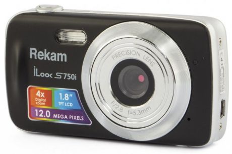 Цифровой фотоаппарат Rekam iLook S750i Black