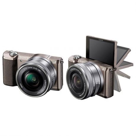 Цифровой фотоаппарат Sony Alpha A5100 Kit 16-50 mm F/3.5-5.6 E OSS PZ Brown