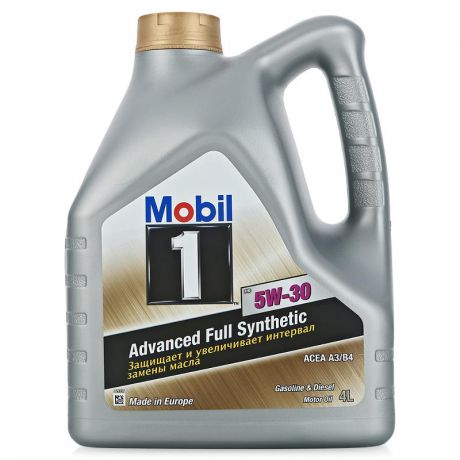 Моторное масло Mobil 1 FS 5W-30, 4 л, синтетическое, 153750