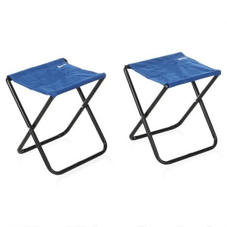 Набор походных складных стульев Nika НПС, цвет синий, 2ШТ