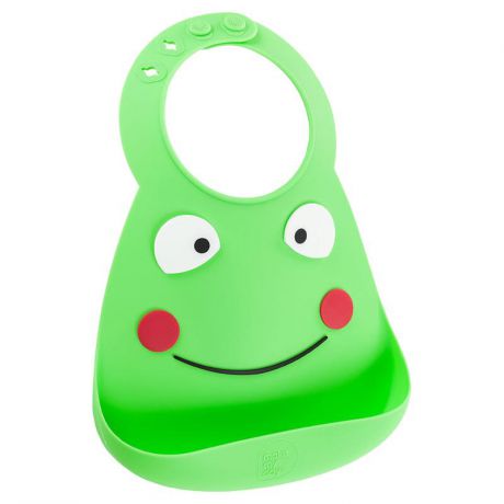 Нагрудник Make My Day Baby Bib Frog зеленый
