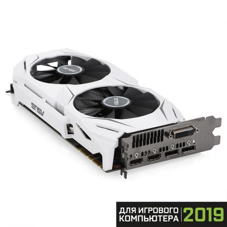 Видеокарта ASUS GeForce® GTX 1070, DUAL-GTX1070-O8G, 8ГБ, GDDR5, Retail