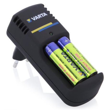зарядное устройство AA/AAA VARTA Mini Charger 2015 + аккумуляторы АА 2100mAh 2шт.