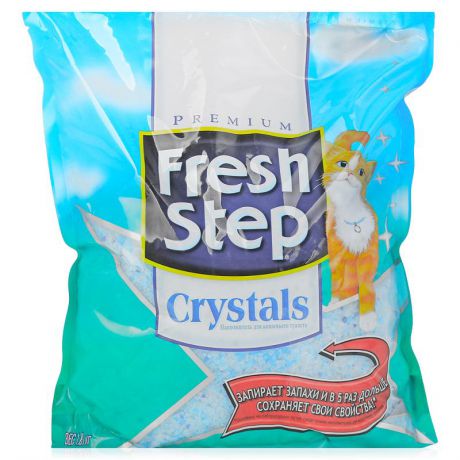 Наполнитель силикагелевый Fresh Step Crystals 1,81кг