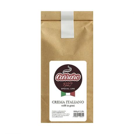 кофе зерновой Carraro Crema Italiano