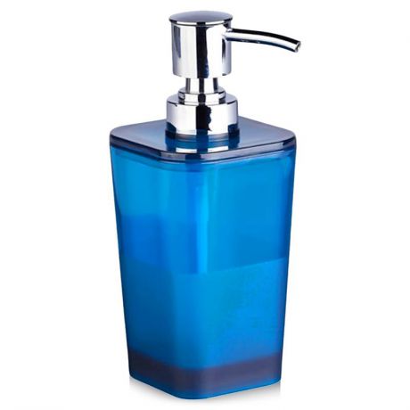 Дозатор для жидкого мыла White Fox WBLD24-127, 7,2x7,2x17,5см, синий