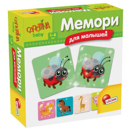 Игра развивающая Lisciani Carotina Baby Мемори для малышей (R63451)