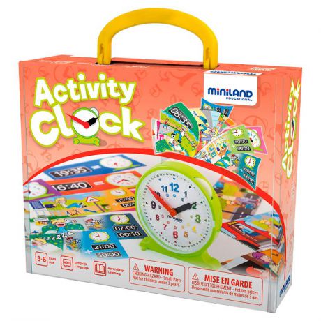 Набор обучающий Miniland Часы Activity Clock (45311)