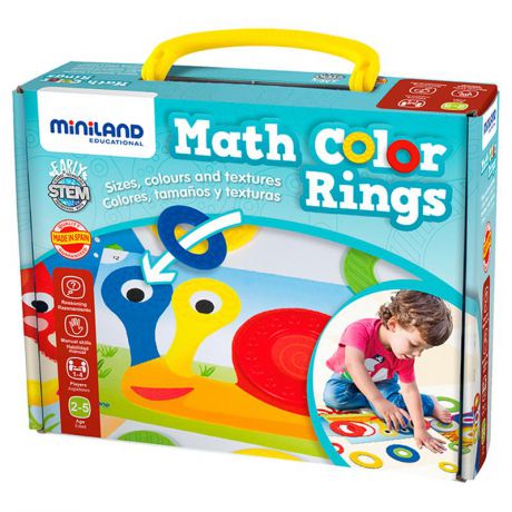 Набор для обучения счету Miniland Math Color Rings c цветными кольцами (31796)