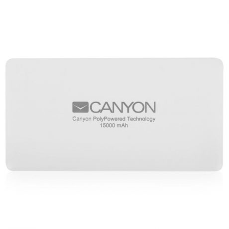 Внешний аккумулятор Canyon CNS-TPBP15W, 15000 мАч, белый