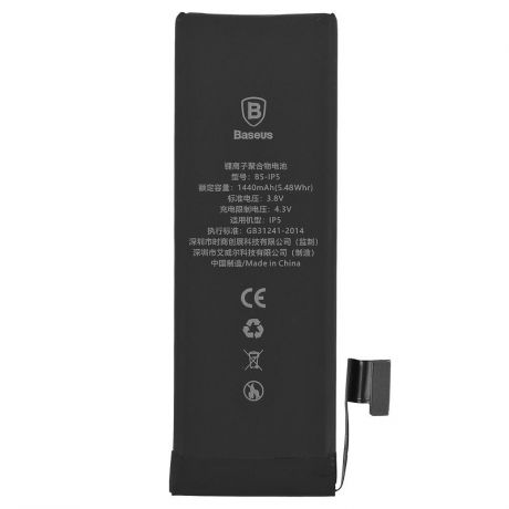 Аккумулятор Baseus ACCB-AIP5 для Apple iPhone 5, 1440 mAh, Li-ion
