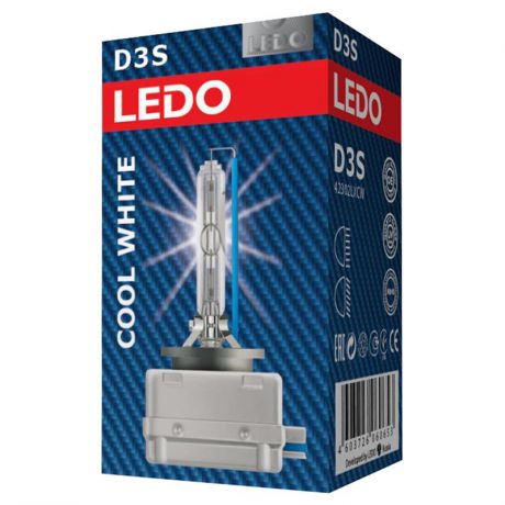 Лампа ксеноновая LEDO D3S 6000К Cool White 42302LXCW