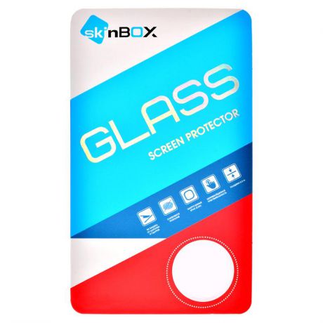 Защитное стекло SkinBox для Samsung Galaxy J5 2017, 2.5D, 0.3 мм, полное покрытие экрана, с рамкой, черный