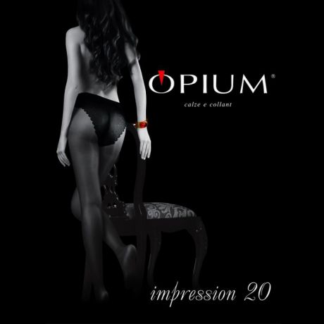 Колготки Opium Impression, 20 Den, черный, 4