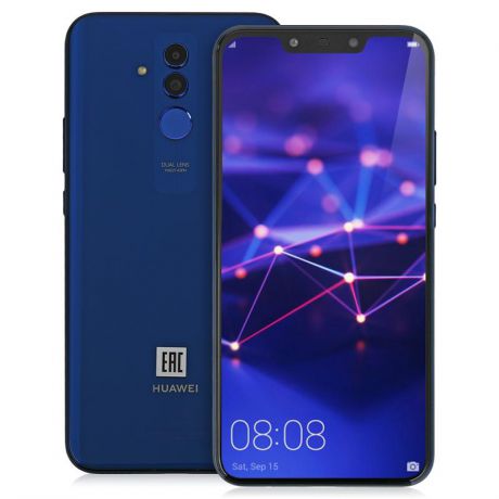 Смартфон Huawei Mate 20 lite blue, черный