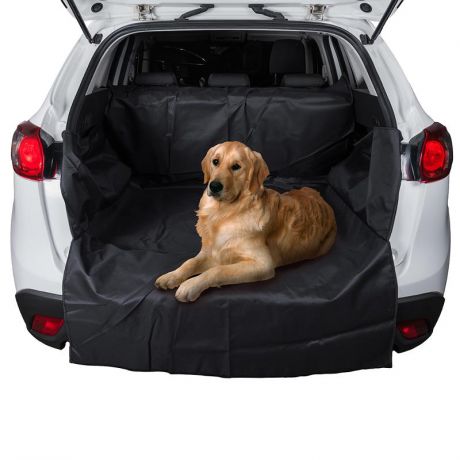 Автогамак для перевозки животных в багажнике, AvtoTink, черный