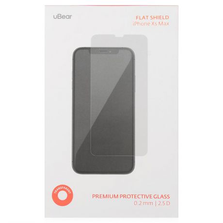 Защитное стекло uBear Tempered Glass Premium Screen Protector GL18CL02-I18 для Apple iPhone XS Max, 0.2 мм, закаленное, прозрачное