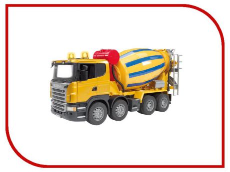 Игрушка Bruder Scania бетономешалка Yellow-Blue 03-554