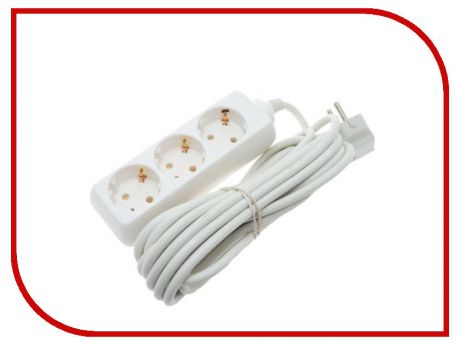 Удлинитель Uniel Стандарт 3 Sockets 10m S-GCD3-10