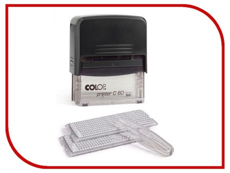 Штамп самонаборный Colop Printer C60-Set-F 37x76mm Black