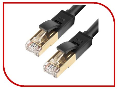 Сетевой кабель Greenconnect PROF FTP 28AWG cat.7 RJ45 5.0m Black GCR-LNC701-5.0m