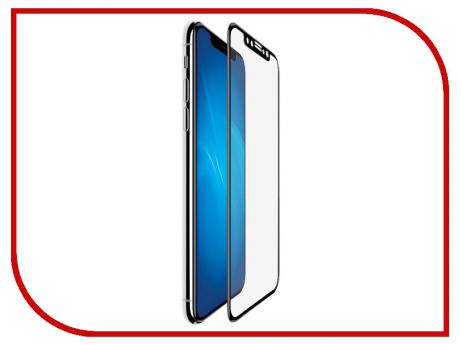 Аксессуар Защитный экран для APPLE iPhone X/XS Red Line Full Screen 3D Tempered Glass Privacy Black УТ000016228