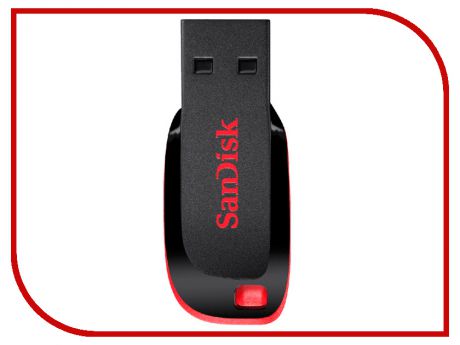 USB Flash Drive 32Gb - SanDisk Cruzer Spark Black-Red SDCZ61-032G-G35