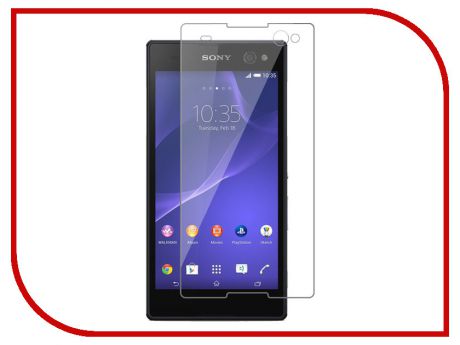 Аксессуар Защитное стекло для Sony Xperia C3 Krutoff Group 0.26mm 21899