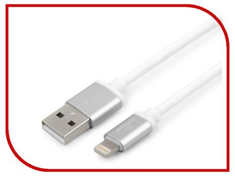 Аксессуар Gembird Cablexpert Silver Series USB - Lightning 3m White CC-S-APUSB01W-3M