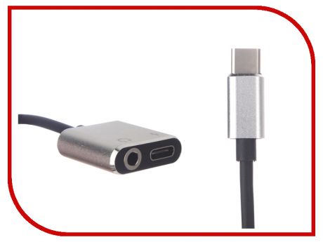 Аксессуар Greenconnect USB 2.0 - Type C - Audio CM/CF+jack 3.5mm F GCR-51148