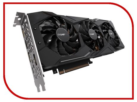 Видеокарта GigaByte GeForce RTX 2080 Windforce 8G 1710Mhz PCI-E 3.0 8192Mb 14000Mhz 256 bit HDMI 3xDP GV-N2080WF3-8GC