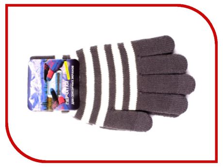 Теплые перчатки для сенсорных дисплеев Harsika 0918 Light Grey