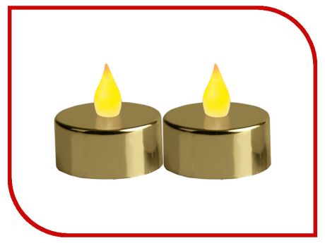 Светодиодная свеча Star Trading LED T-Light 2 шт Gold-Metal 066-05