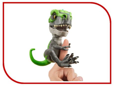 Игрушка WowWee Fingerlings Динозавр Трекер Grey-Green 3788