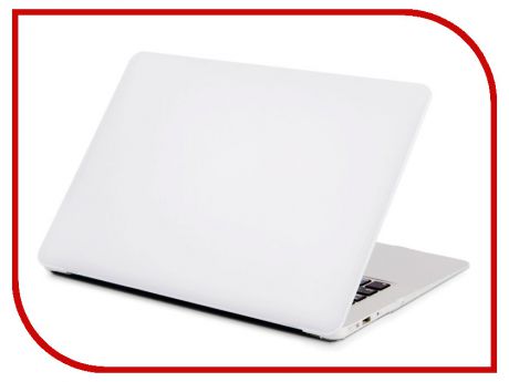 Аксессуар Чехол для APPLE MacBook Air 13 Gurdini Plastic Matt White 907722
