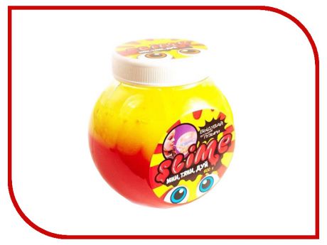 Игрушка антистресс Лизун Slime Mega Mix 500гр Yellow/Strawberry S500-2