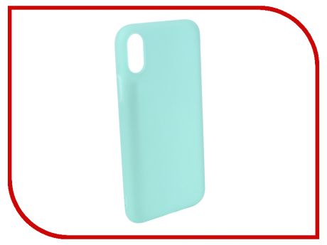 Аксессуар Чехол для APPLE iPhone XS Pero Soft Touch Turquoise PRSTC-IXSC