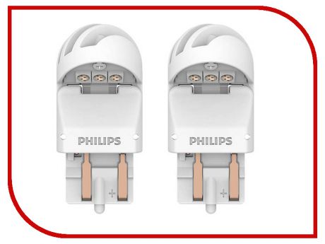 Лампа Philips X-treme Ultinon LED W21/5W 12V-LED W3x16q Red (2 штуки) 11066XURX2