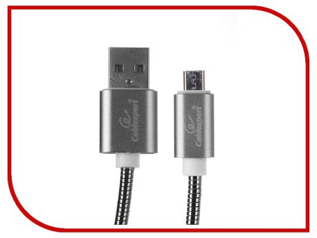 Аксессуар Gembird Cablexpert USB AM/microBM 1.8m Titan CC-G-mUSB02Gy-1.8M