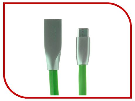 Аксессуар Gembird Cablexpert USB AM/Type-C 1m Green CC-G-USBC01Gn-1M