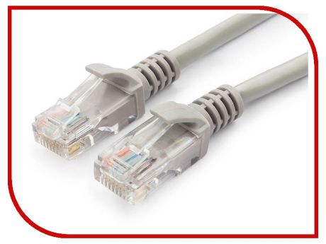 Сетевой кабель Gembird Cablexpert UTP cat.5 5m Gray PP10-5M