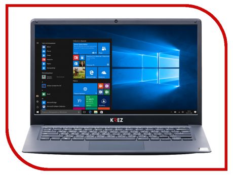 Ноутбук KREZ N1403S Travel (Intel Celeron N3350 1.1 GHz/4096Mb/With SSD/Intel HD Graphics/Wi-Fi/Bluetooth/Cam/14.1/1920x1080/Windows 10 64-bit)